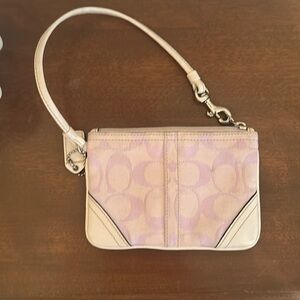 Vintage coach wristlet